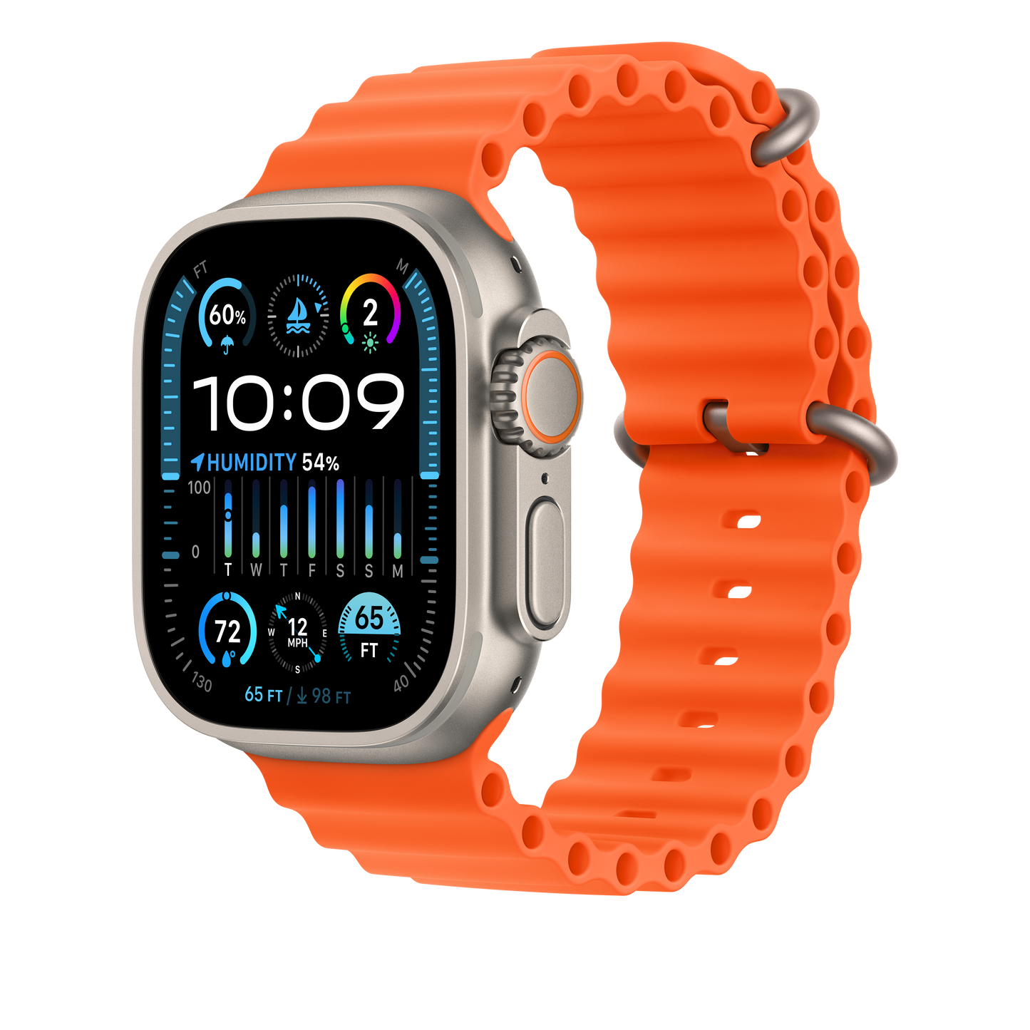 49mm Orange Ocean Band