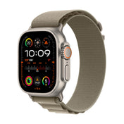 Apple Watch Ultra 2 GPS + Cellular 49mm Titanium Case with Olive Alpine Loop - Medium