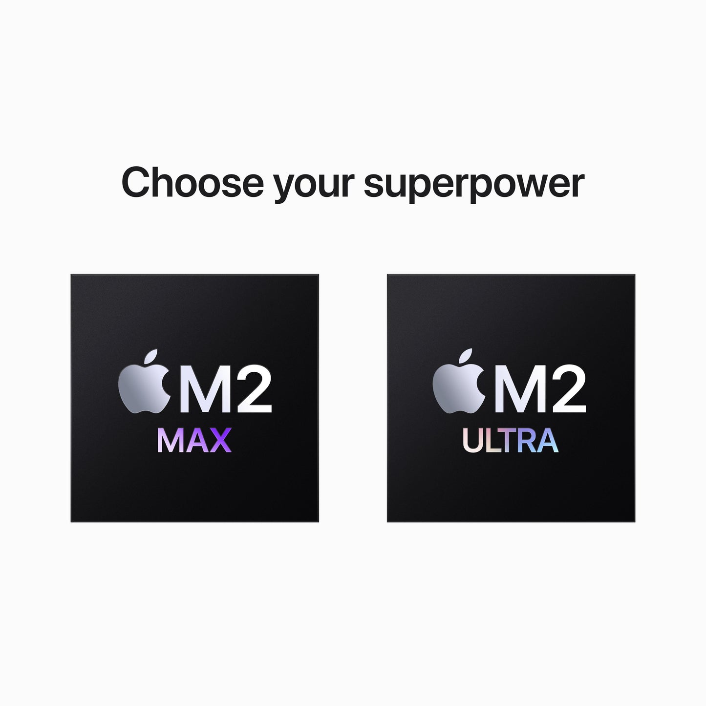 Mac Studio: Apple M2 Max with 12-core CPU, 30-core GPU, 16-core Neural Engine, 512GB SSD