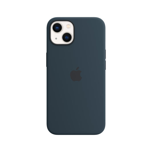 iPhone 13 Silicone Case with MagSafe – Abyss Blue