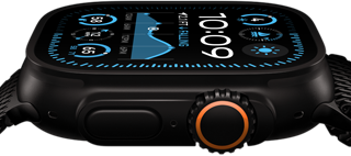 Sudut profil Apple Watch Ultra 2