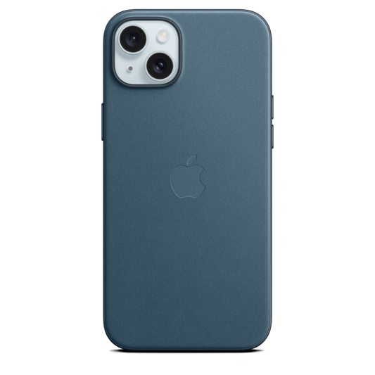 iPhone 15 Plus FineWoven Case with MagSafe - Pacific Blue