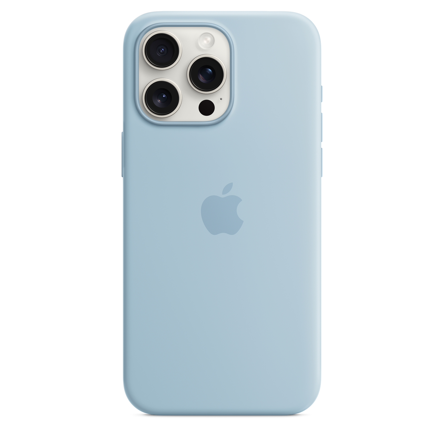 iPhone 15 Pro Max Silicone Case with MagSafe - Light Blue