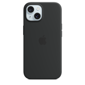 iPhone 15 Silicone Case with MagSafe - Black