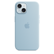 iPhone 15 Silicone Case with MagSafe - Light Blue